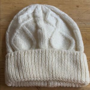 Cozy Knit Beanie in Cream